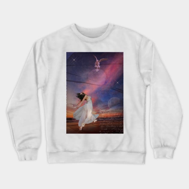 Angel Attraction... Crewneck Sweatshirt by terezadelpilar